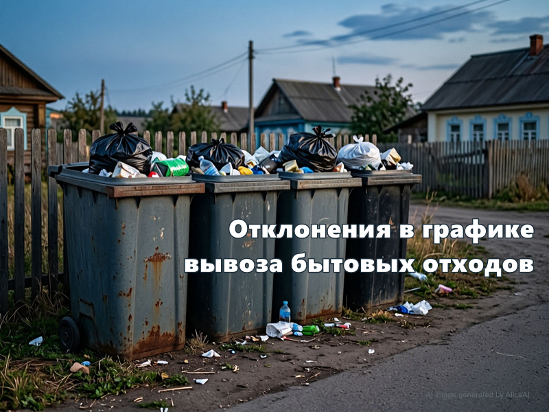 Изменения в графике вывоза.